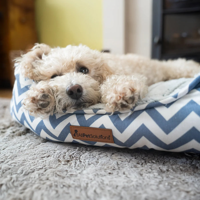 Daisy Zigzag Dog Bed