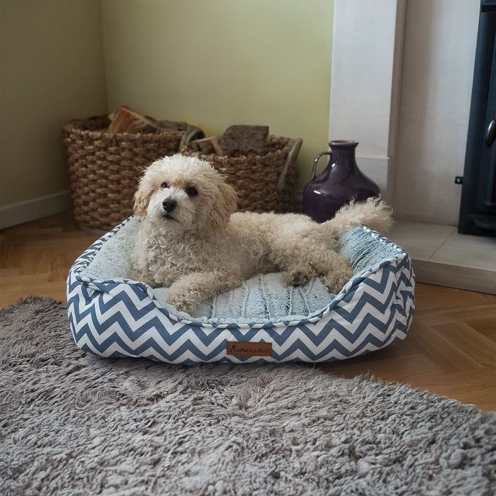 Daisy Zigzag Dog Bed