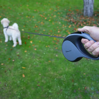 AllPetSolutions retractable dog lead with the 5m tape fully extended
