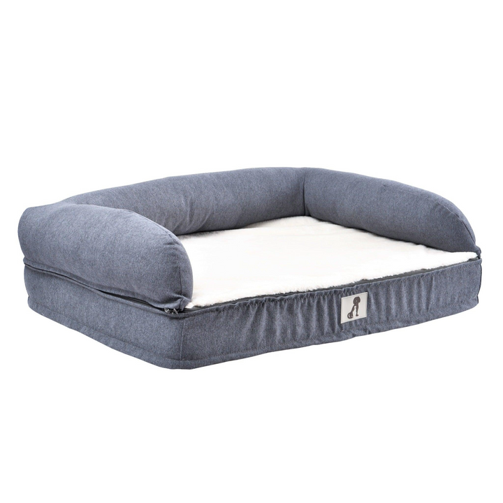 Grayson Luxury Memory Foam Dog Bed L 80x55cm