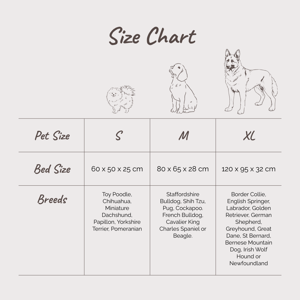 AllPetSolutions Willow Premium Luxury Dog Bed Forest Green S/M/XL