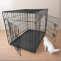 AllPetSolutions Elite large dog crate viewed from the side