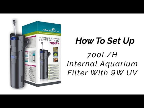 AllPondSolutions 700L/H Aquarium Internal Filter with 9w UV 700IF+