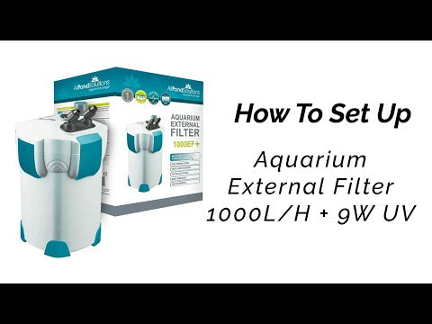 AllPondSolutions 1400L/H + 9W UV Aquarium External Filter 1400EF+