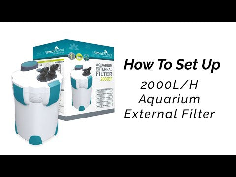 AllPondSolutions 1000L/H Aquarium External Filter 1000EF