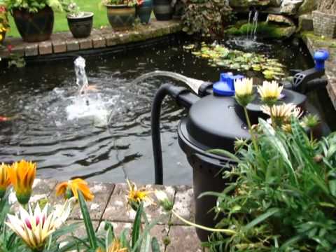AllPondSolutions 5000L Pressurised Pond Filter 11w UV Easy Clean PFC-5000