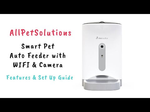 Smart Pet Auto Feeder with WIFI & Camera 4.3L
