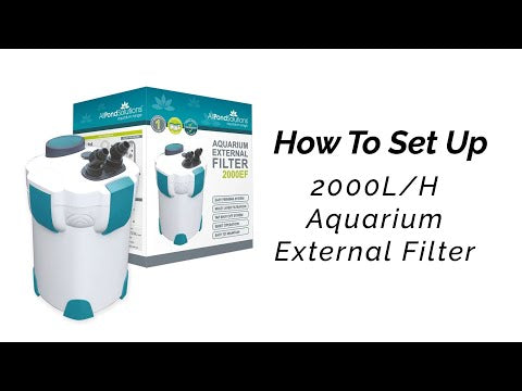 AllPondSolutions 2000L/H Aquarium External Filter 2000EF