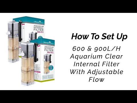 AllPondSolutions 900L/H Aquarium Internal Filter Adj Flow 900-IFC