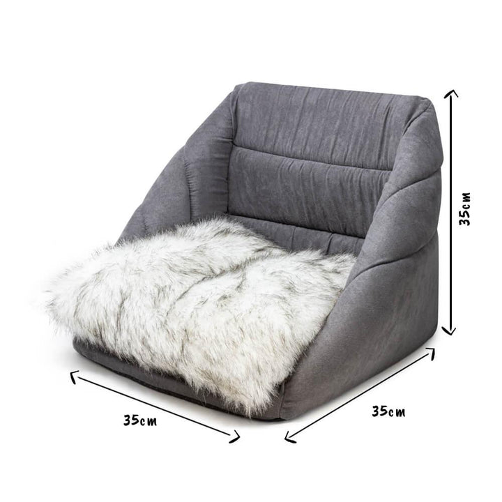 3-in-1 Dog / Cat Cube Bed - Grey - AllPetSolutions