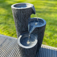 AllPetSolutions 3 vase bowl water feature solar panel and pump