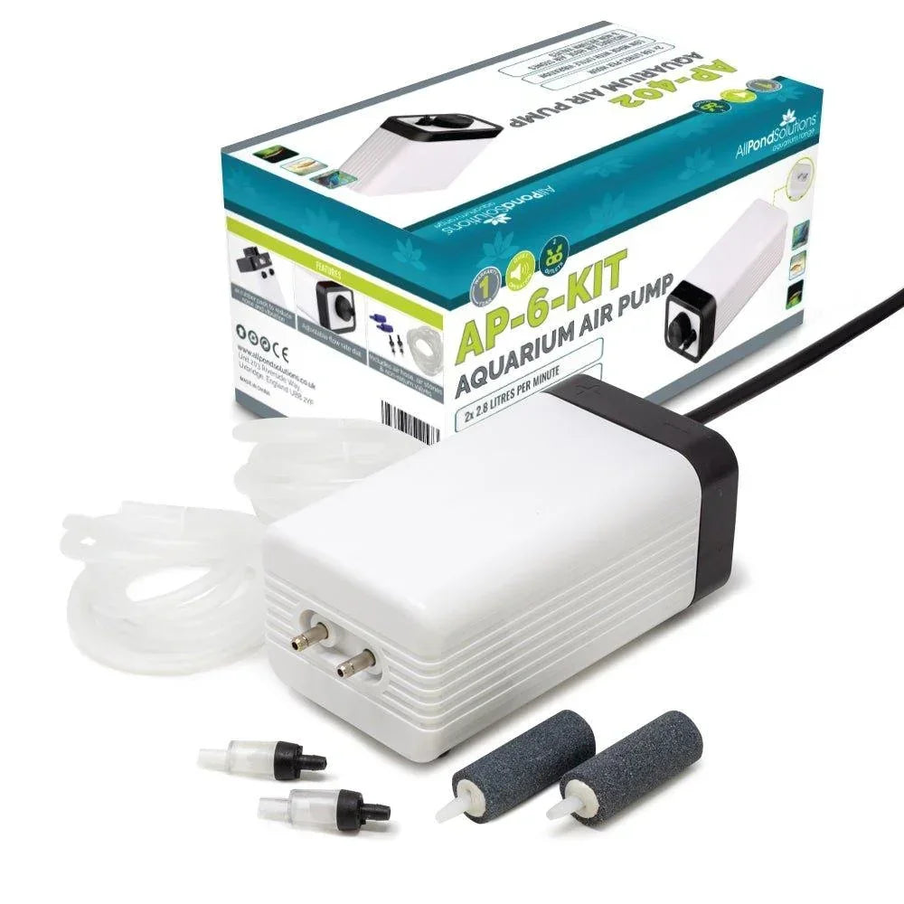 AllPetSolutions AP-6 336 L/H aquarium air pump complete kit