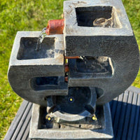 AllPetSolutions 5 tier water feature solar panel and ground stake