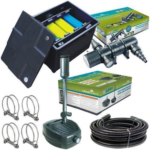 6000L Pond Box Filter / FPP-3500 L/H Pond Pump / 18w UV