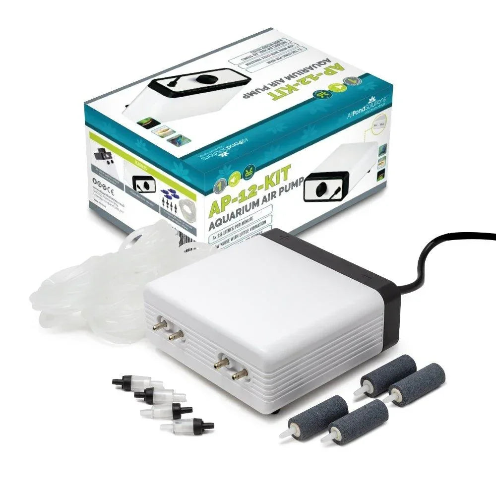 AllPetSolutions AP-12 672 L/H aquarium air pump complete kit