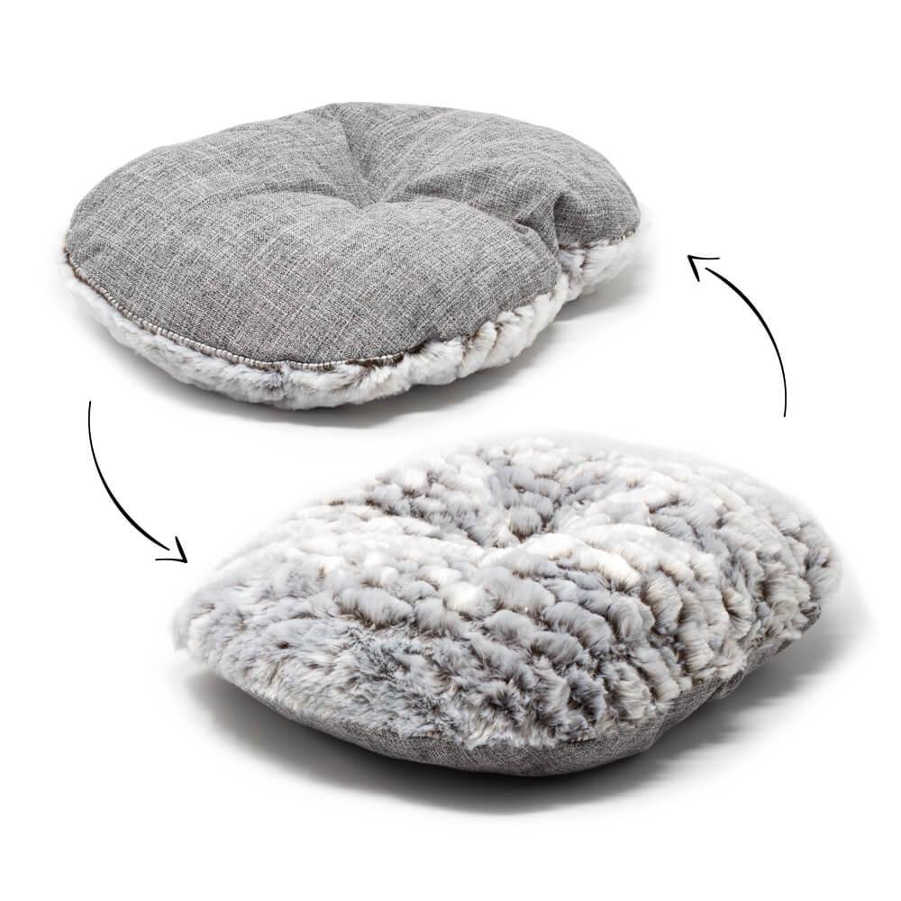 Alfie - Grey Soft Dog Bed - Size S/M/L - AllPetSolutions