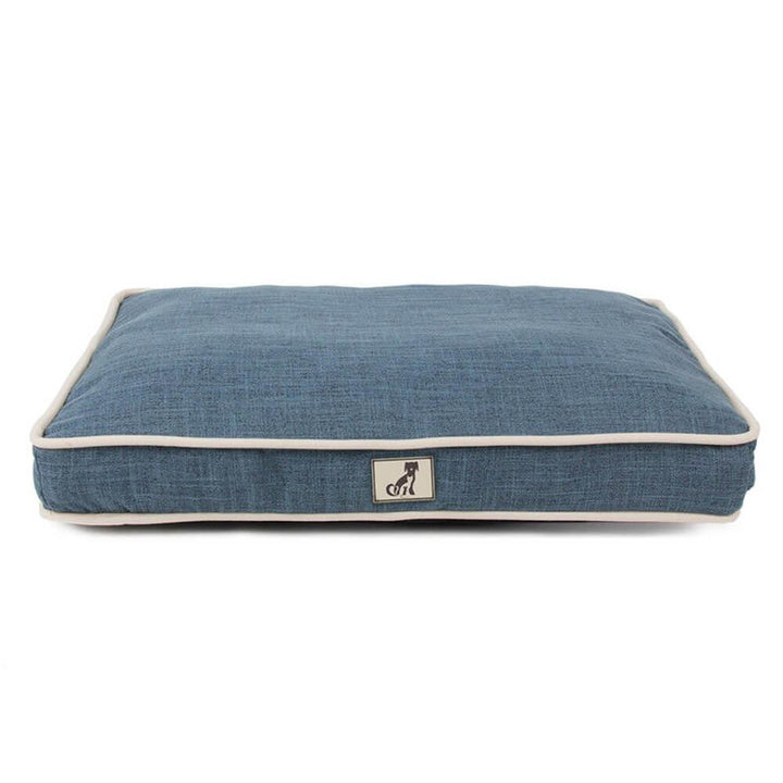 Alfie - Large Pillow Dog Bed -Blue - AllPetSolutions