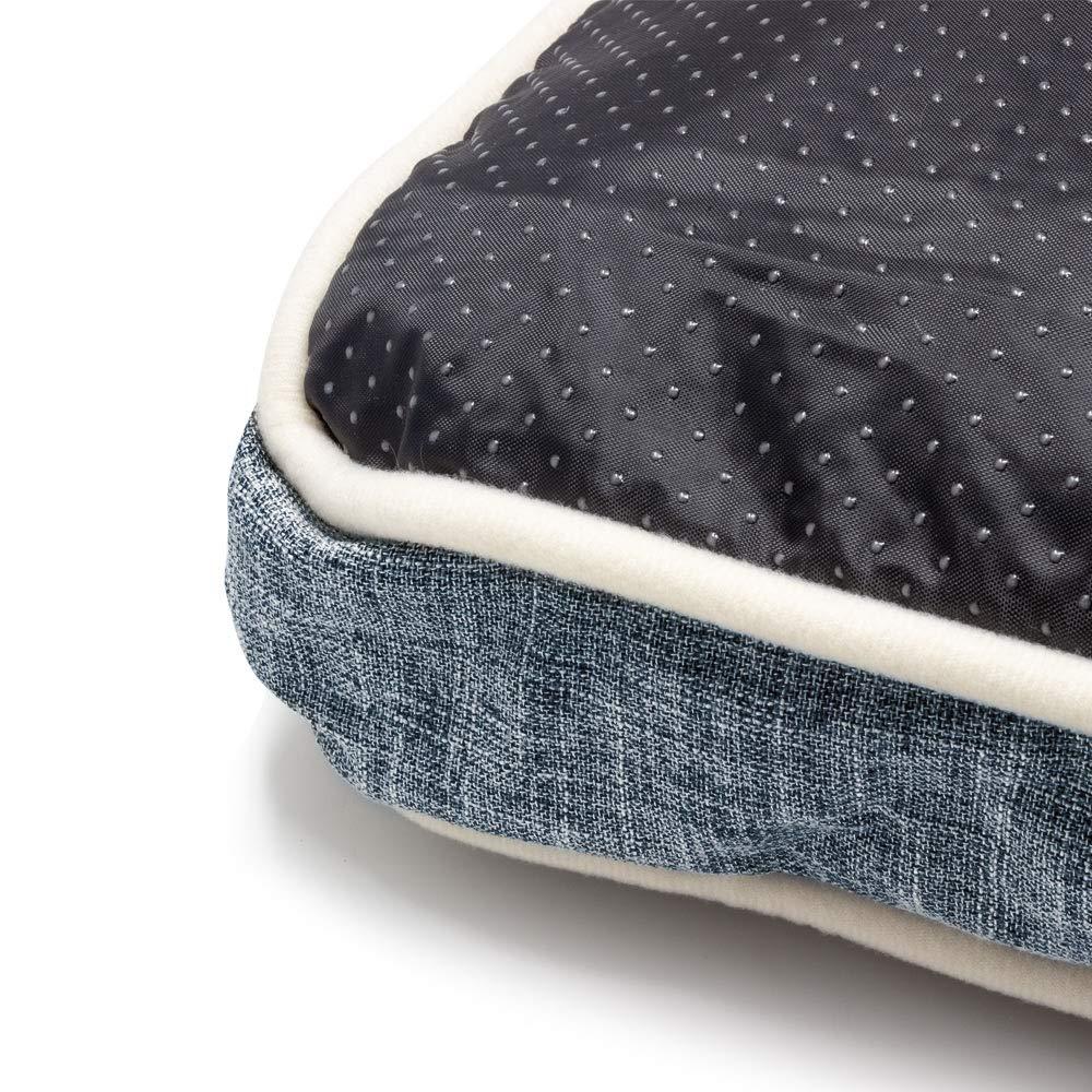 Alfie - Large Pillow Dog Bed -Blue - AllPetSolutions