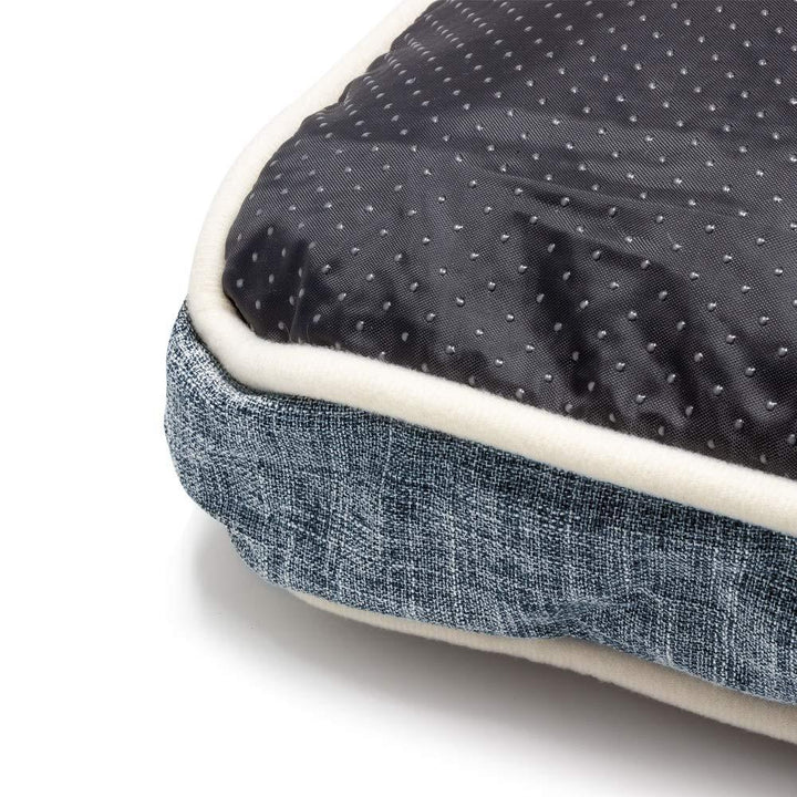 Alfie - Large Pillow Dog Bed -Blue - AllPetSolutions