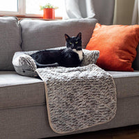 AllPetSolutions Alfie sofa dog bed laid flat as a mat