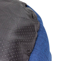 AllPetSolutions Alfie navy dog bed underside and edge stitching