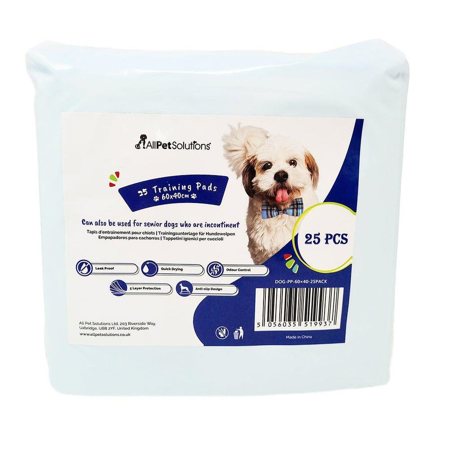 AllPetSolutions 25 x Disposable Puppy Pads - 60x40cm - AllPetSolutions