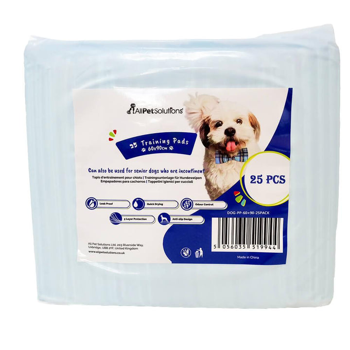 AllPetSolutions 25 x Disposable Puppy Pads - 60x90cm - AllPetSolutions