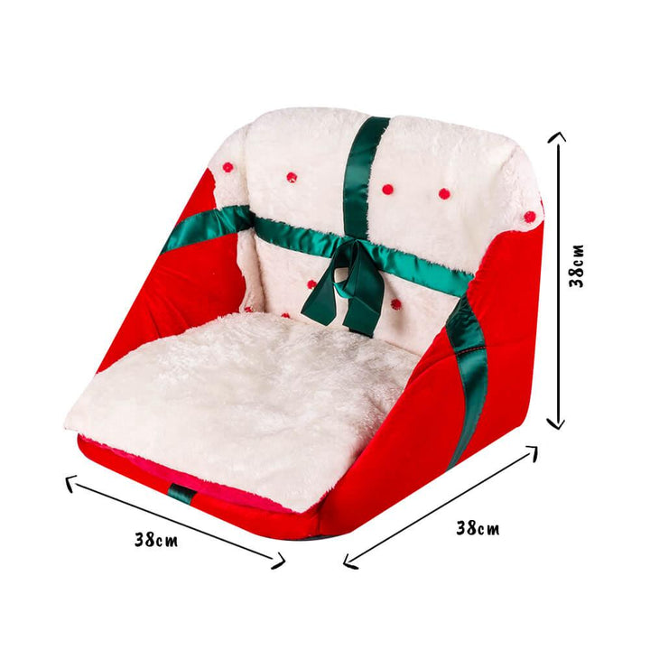 AllPetSolutions 3-in-1 Dog/Cat Christmas Present Cave Bed - AllPetSolutions