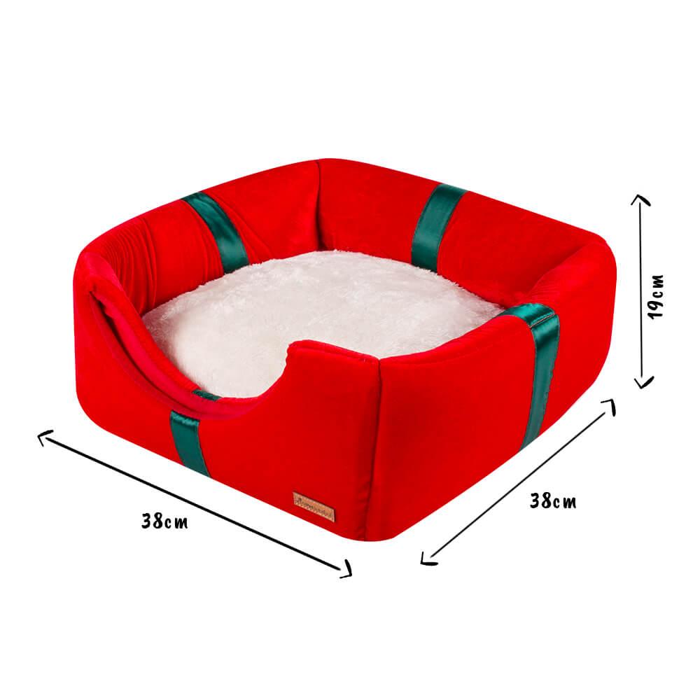 AllPetSolutions 3-in-1 Dog/Cat Christmas Present Cave Bed - AllPetSolutions