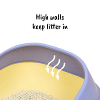 AllPetSolutions grey litter tray scoop handle detail
