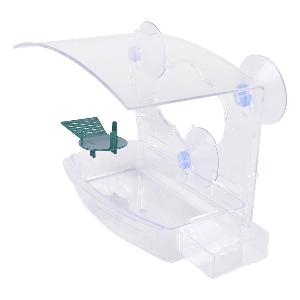 AllPetSolutions Clear Plastic Window Bird Feeder - AllPetSolutions