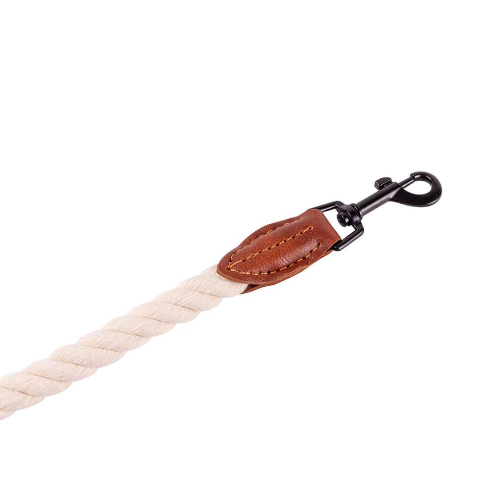 AllPetSolutions Cotton Rope Dog Lead, Cream, 120cm - All Pet Solutions