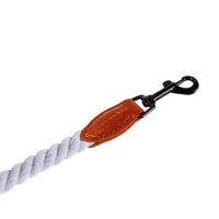 AllPetSolutions grey cotton rope lead trigger clip detail