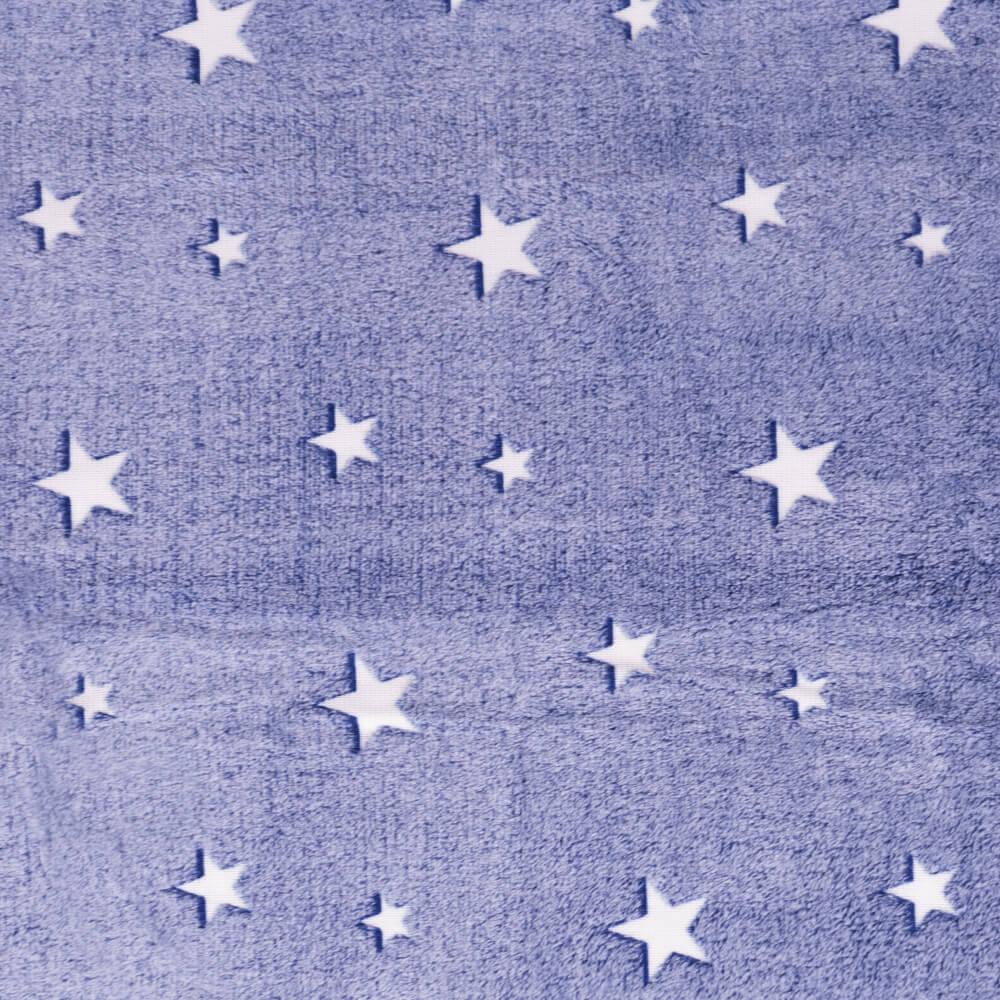 AllPetSolutions Glow in The Dark Fleece Cat & Dog Blanket, Blue - All Pet Solutions