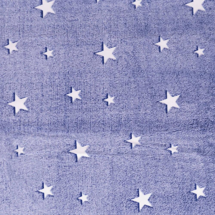 AllPetSolutions Glow in The Dark Fleece Cat & Dog Blanket, Blue - All Pet Solutions