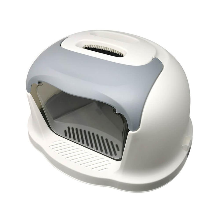 AllPetSolutions Grey Cat Litter Box with Lid - All Pet Solutions