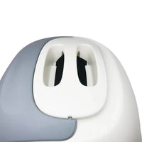 AllPetSolutions grey lidded litter box filled with cat litter