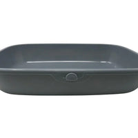 AllPetSolutions grey cat litter tray moulded corner detail