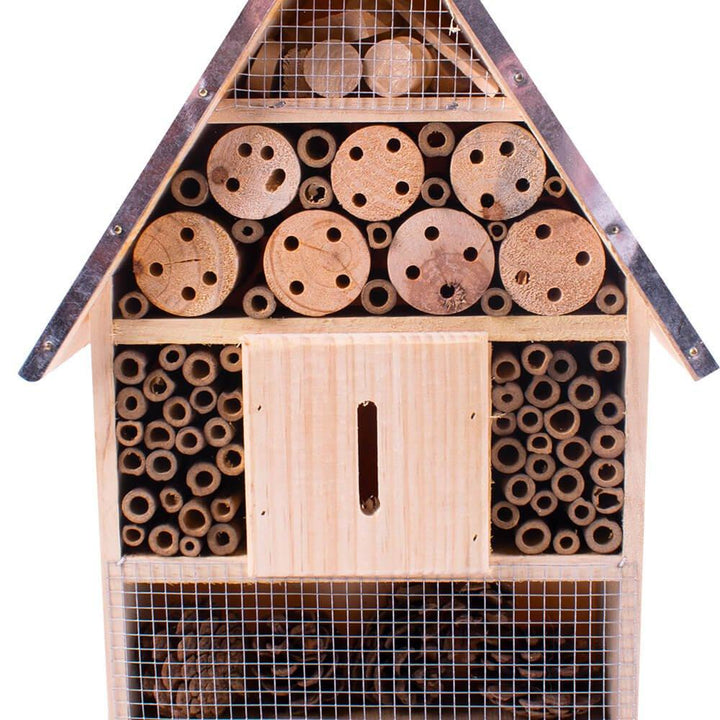AllPetSolutions Insect & Bug Hotel with Metal Roof, Large - All Pet Solutions