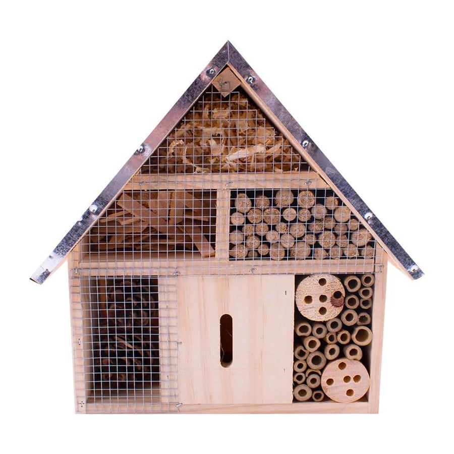 AllPetSolutions Insect & Bug Hotel with Metal Roof, Small - All Pet Solutions