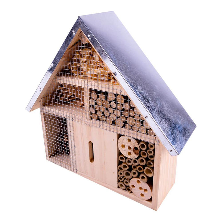 AllPetSolutions Insect & Bug Hotel with Metal Roof, Small - All Pet Solutions