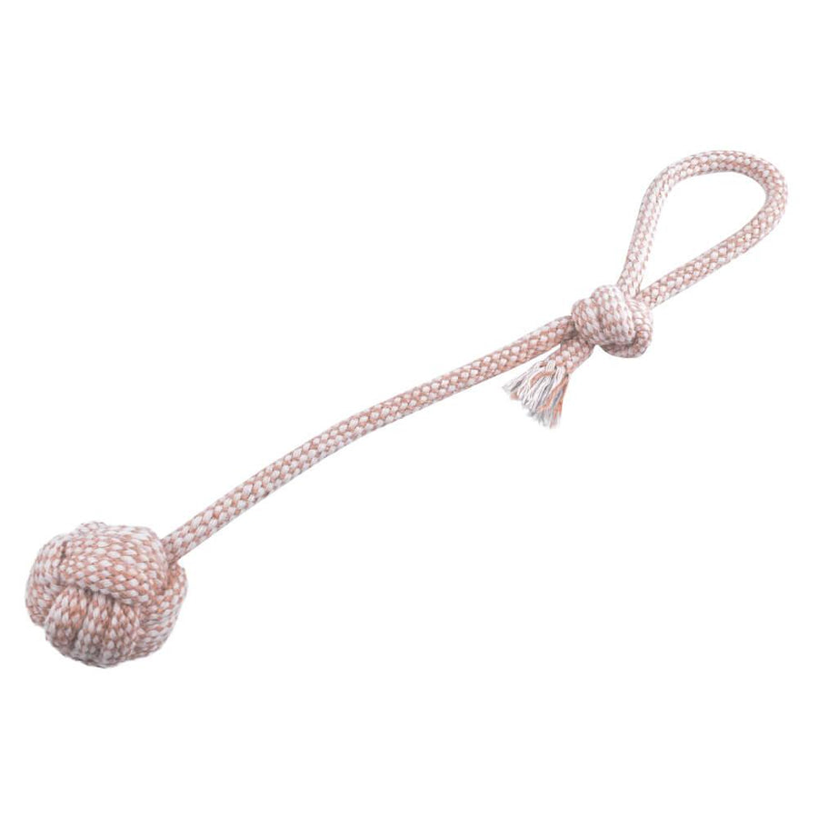 AllPetSolutions Natural Hemp Ball on a Rope Dog Toy - All Pet Solutions