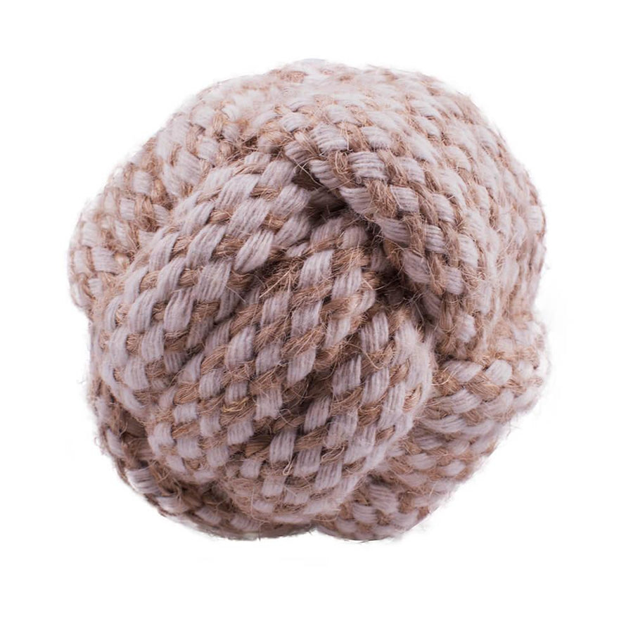 AllPetSolutions Natural Hemp Rope Ball Dog Toy - All Pet Solutions