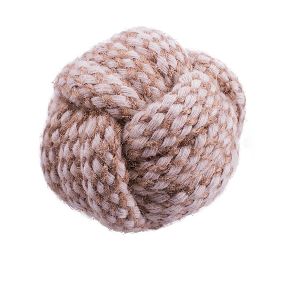 AllPetSolutions Natural Hemp Rope Ball Dog Toy - All Pet Solutions