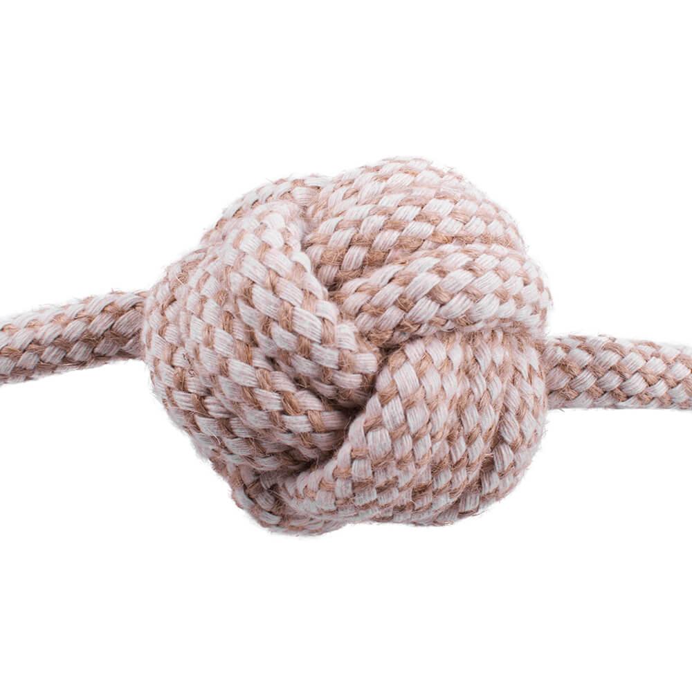 AllPetSolutions Natural Hemp Rope Dog Ball Toy - All Pet Solutions