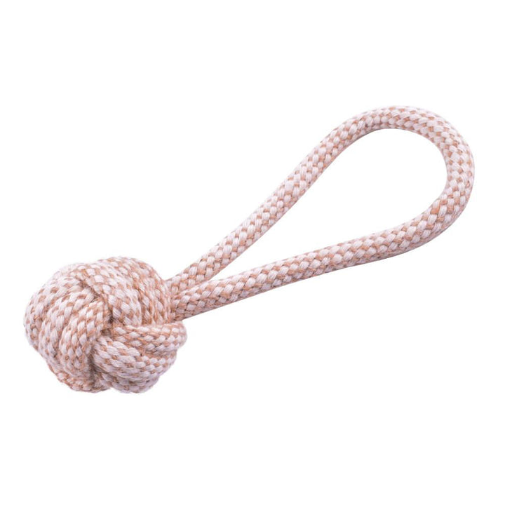 AllPetSolutions Natural Hemp Rope Dog Toy with Loop - All Pet Solutions