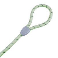 AllPetSolutions green reflective rope lead trigger clip detail