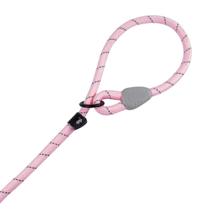 AllPetSolutions Reflective Rope Slip Dog Lead, Pink, 140cm - All Pet Solutions
