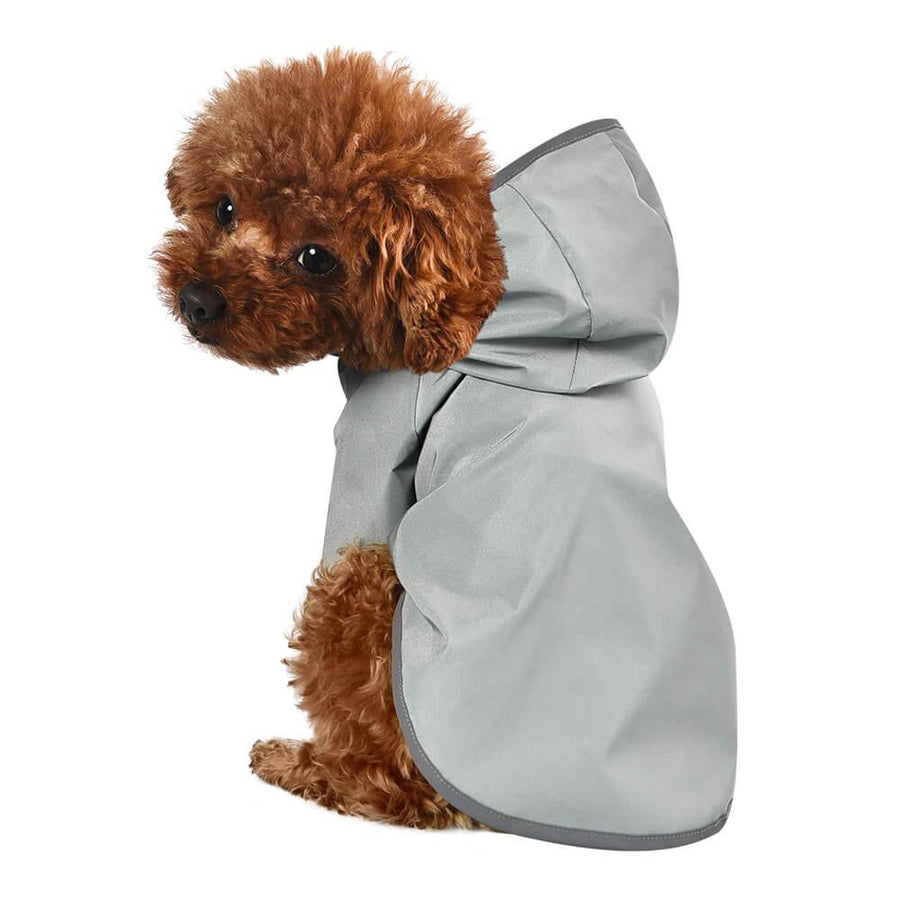 AllPetSolutions Reflective Waterproof Dog Rain Coat, Grey - S / M / L - All Pet Solutions