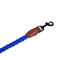 AllPetSolutions blue rope lead coiled to show its 120cm length